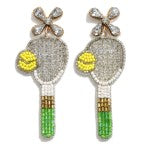 Tennis Racket Earrings