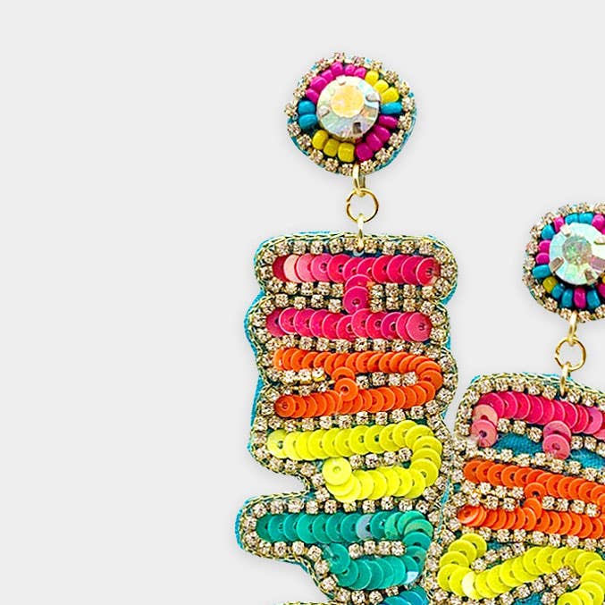 Easter Bead Earring | Bright Happy Easter