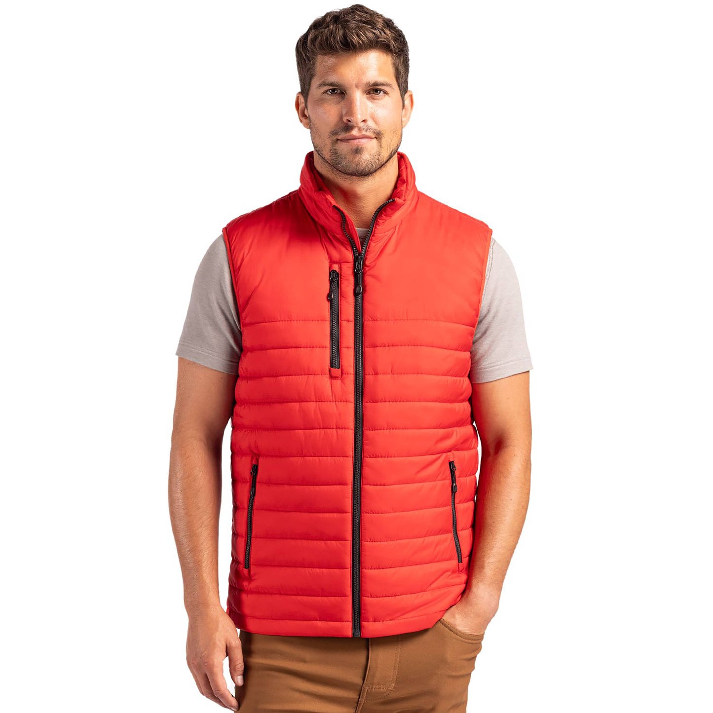 Clique Valhalla Eco Full Zip Mens Puffer Vest