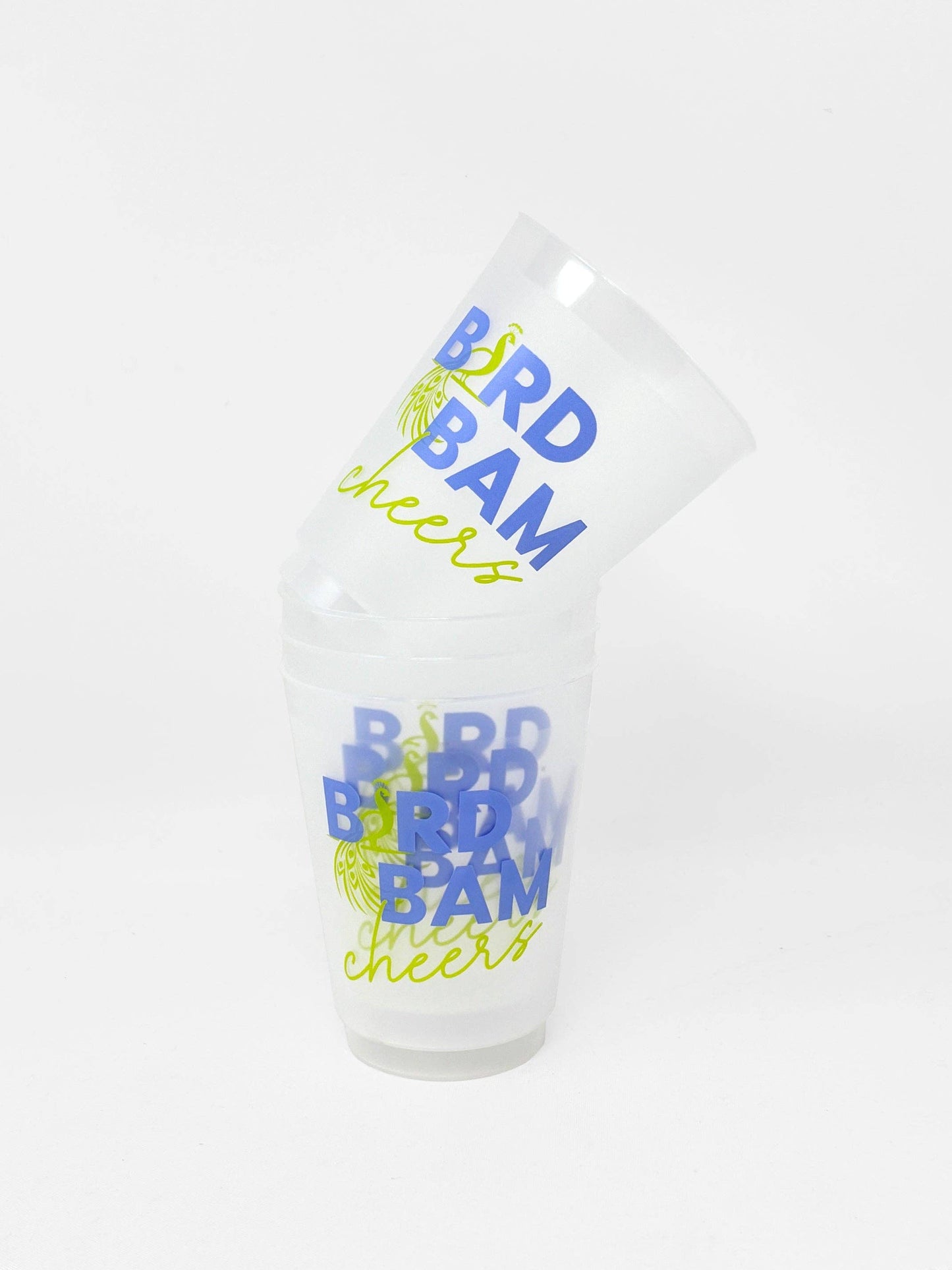 Bird Bam Cheers Frosted Cup