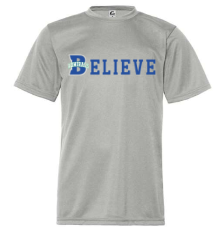 Gray Believe T-Shirt