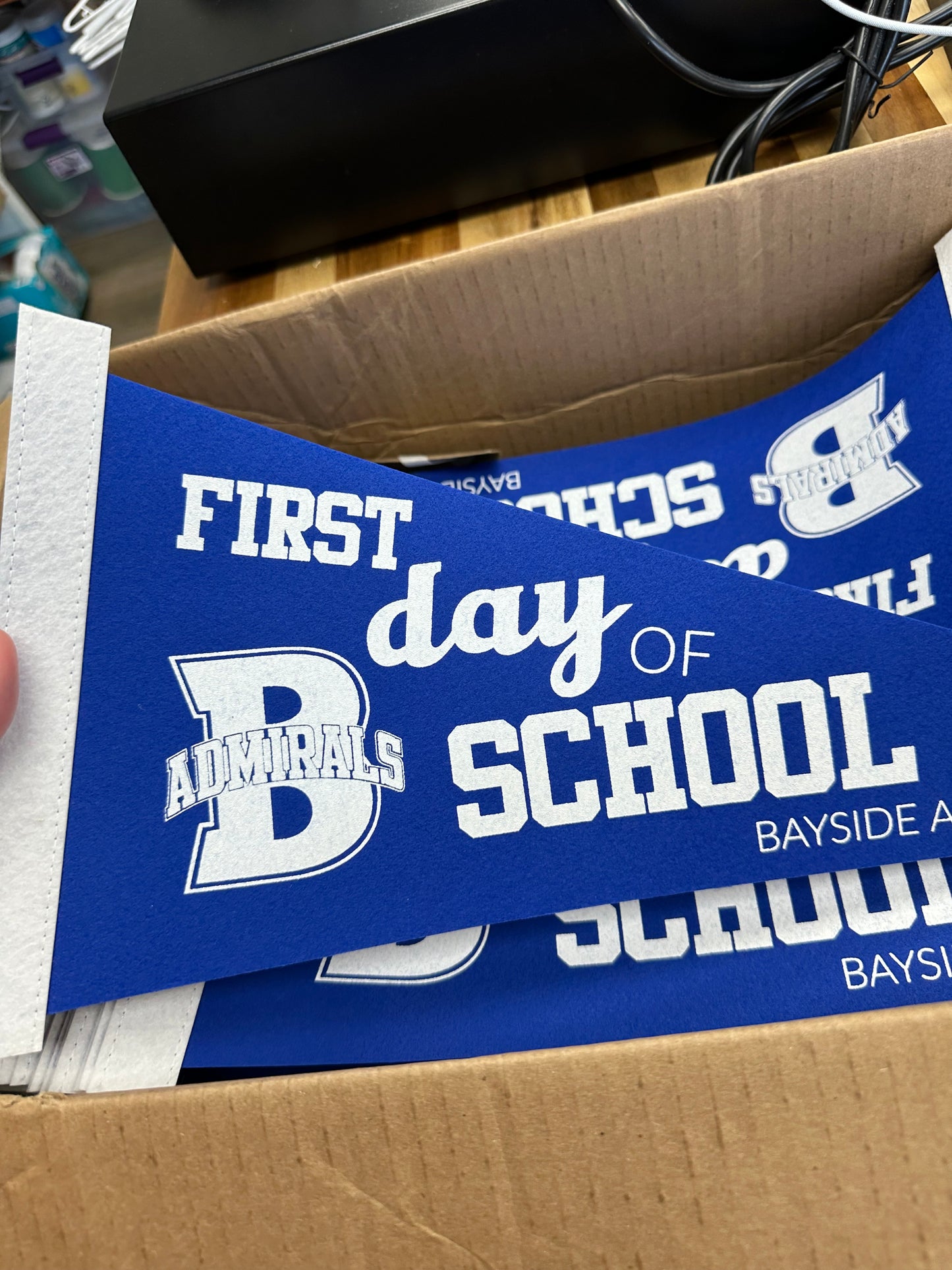 First Day/Last Day Felt Pennants