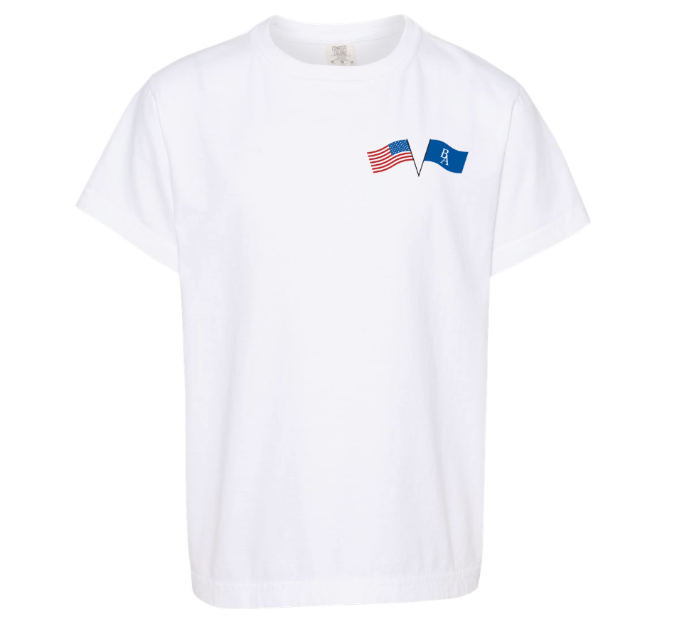 American Flag Spirit Shirt - White