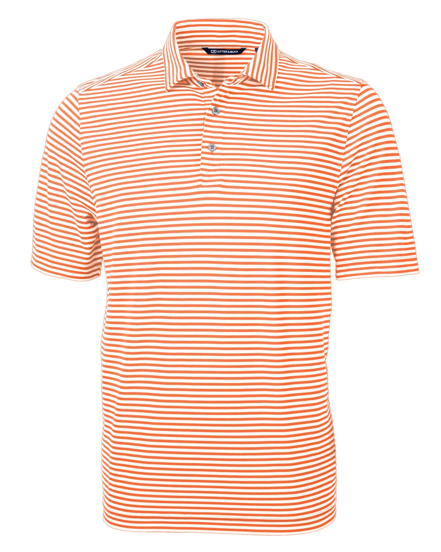 Cutter & Buck Virtue Eco Pique Stripe Recycled Mens Polo