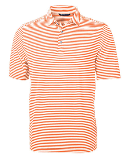Cutter & Buck Virtue Eco Pique Stripe Recycled Mens Polo