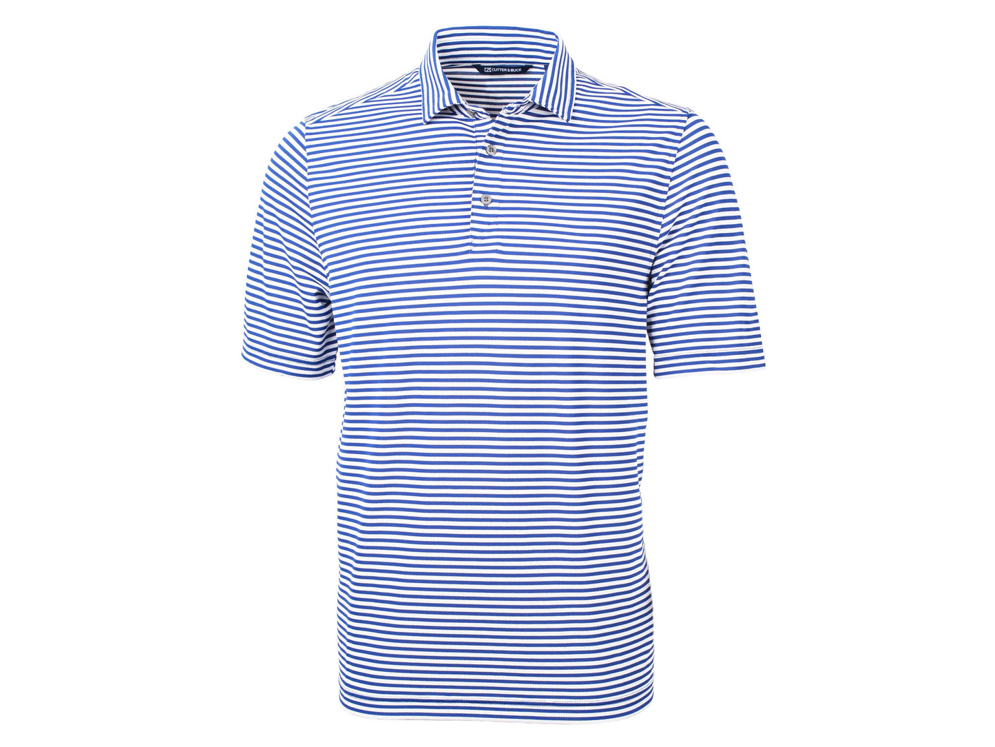 Cutter & Buck Virtue Eco Pique Stripe Recycled Mens Polo