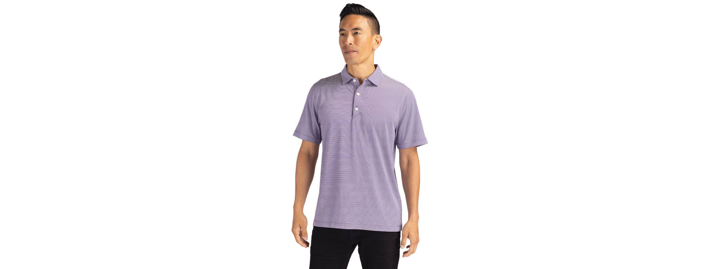 Cutter & Buck Forge Eco Double Stripe Recycled Mens Polo