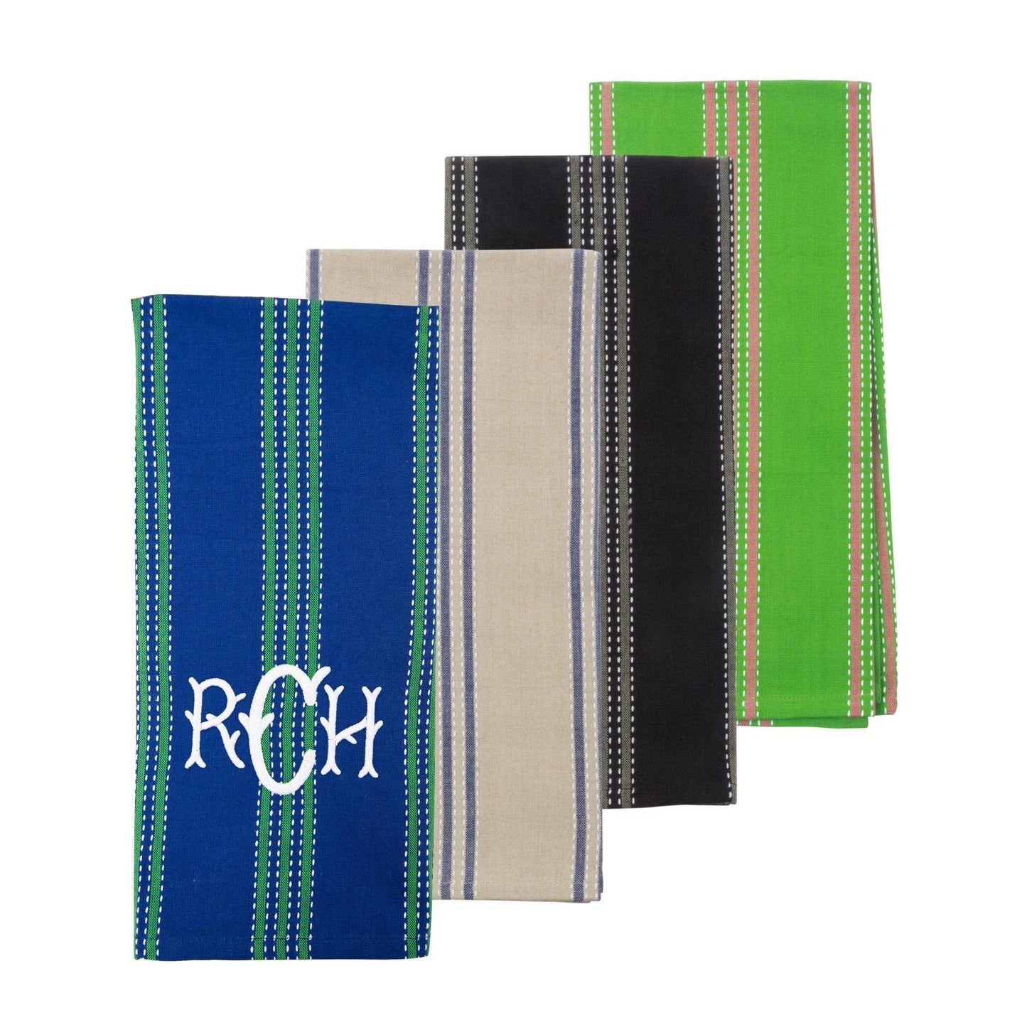 Vertical Stripe Dish Towel