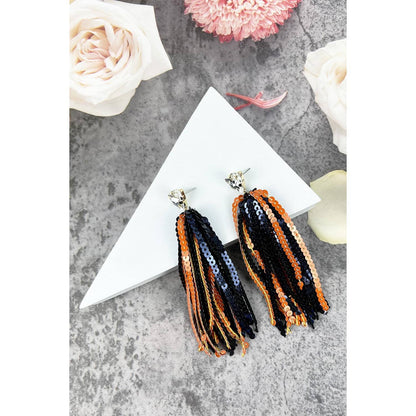 GAME DAY SHINNY DROP SPORTS SEQUINS POST EARRINGS