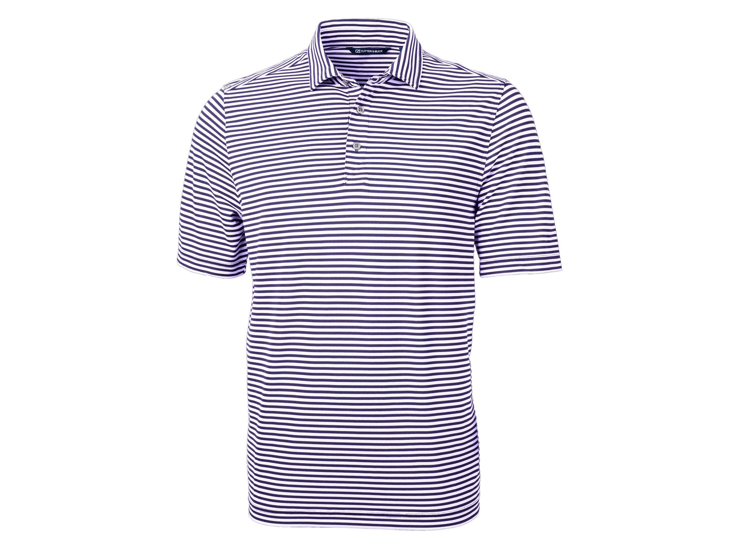 Cutter & Buck Virtue Eco Pique Stripe Recycled Mens Polo