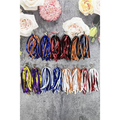 GAME DAY SHINNY DROP SPORTS SEQUINS POST EARRINGS