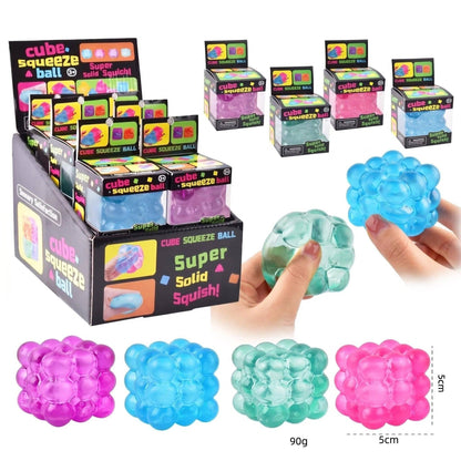Rubik's Cube Toy Slow Rising Stress Relief Squeeze Toy