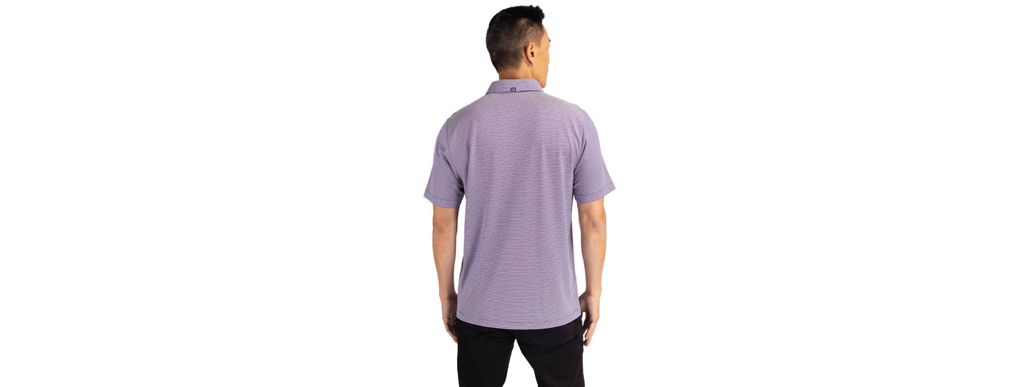 Cutter & Buck Forge Eco Double Stripe Recycled Mens Polo