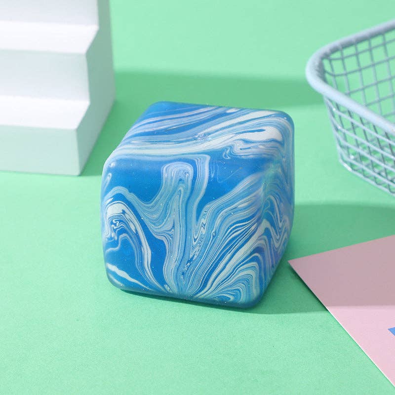 Marble Ice Cube Squishy Slow Rising Stress Relief Fidget Toy