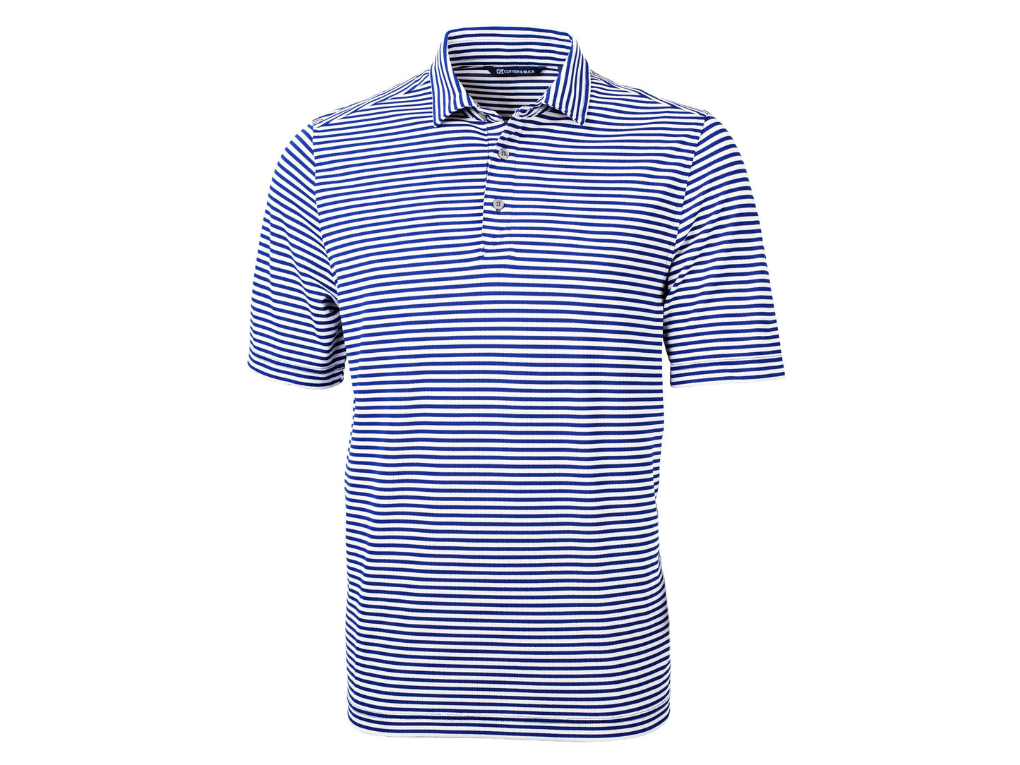 Cutter & Buck Virtue Eco Pique Stripe Recycled Mens Polo