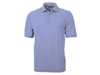 Cutter & Buck Virtue Eco Pique Stripe Recycled Mens Polo