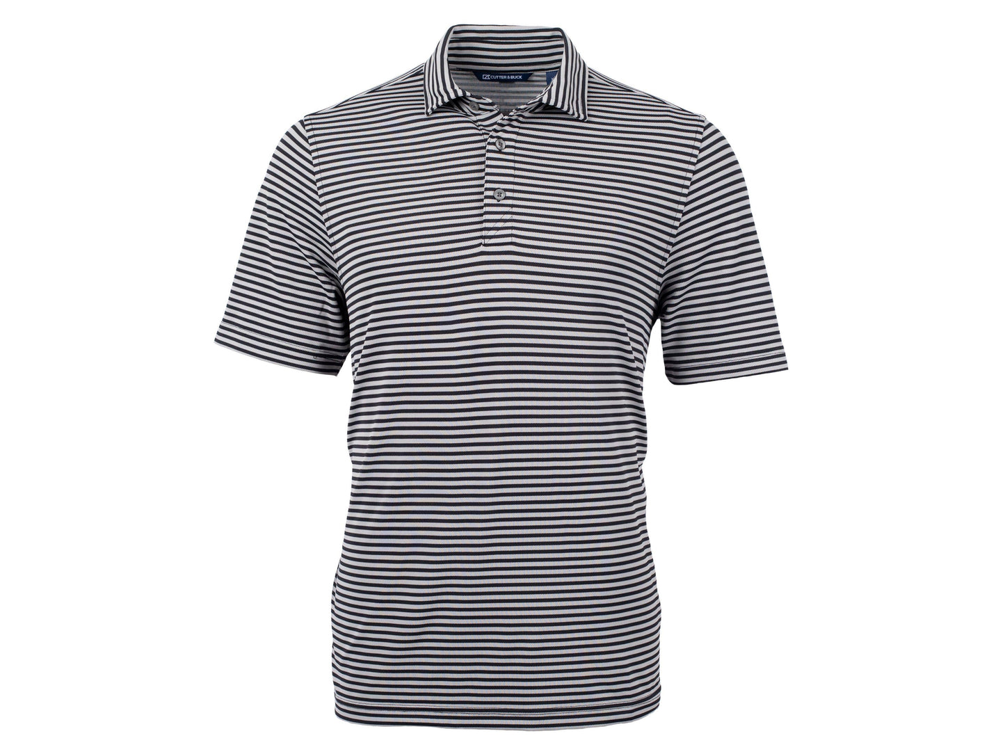 Cutter & Buck Virtue Eco Pique Stripe Recycled Mens Polo