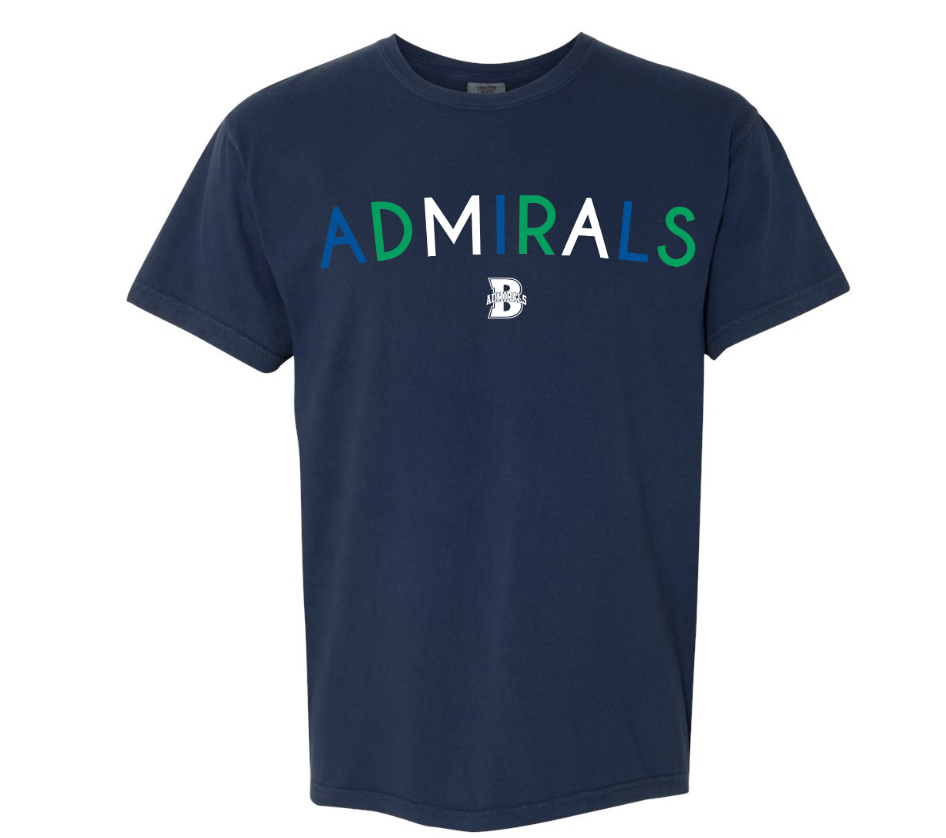 Admirals Navy T-Shirt
