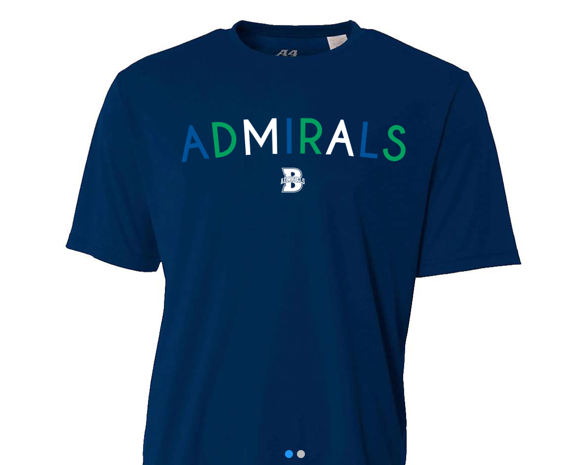Admirals Navy T-Shirt