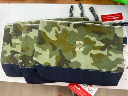 All In Canvas Make Up Accessories Camo Venture Zip Pouch