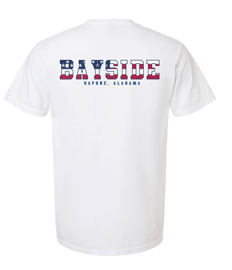 American Flag Spirit Shirt - White