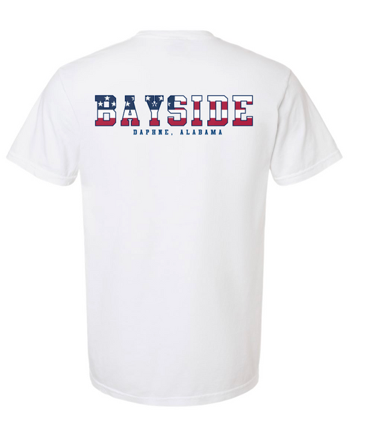 American Flag Spirit Shirt - White