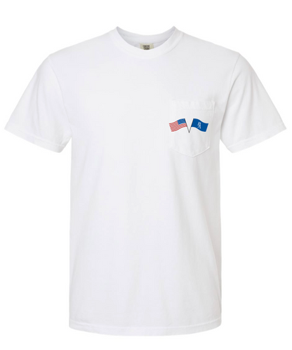 American Flag Spirit Shirt - White