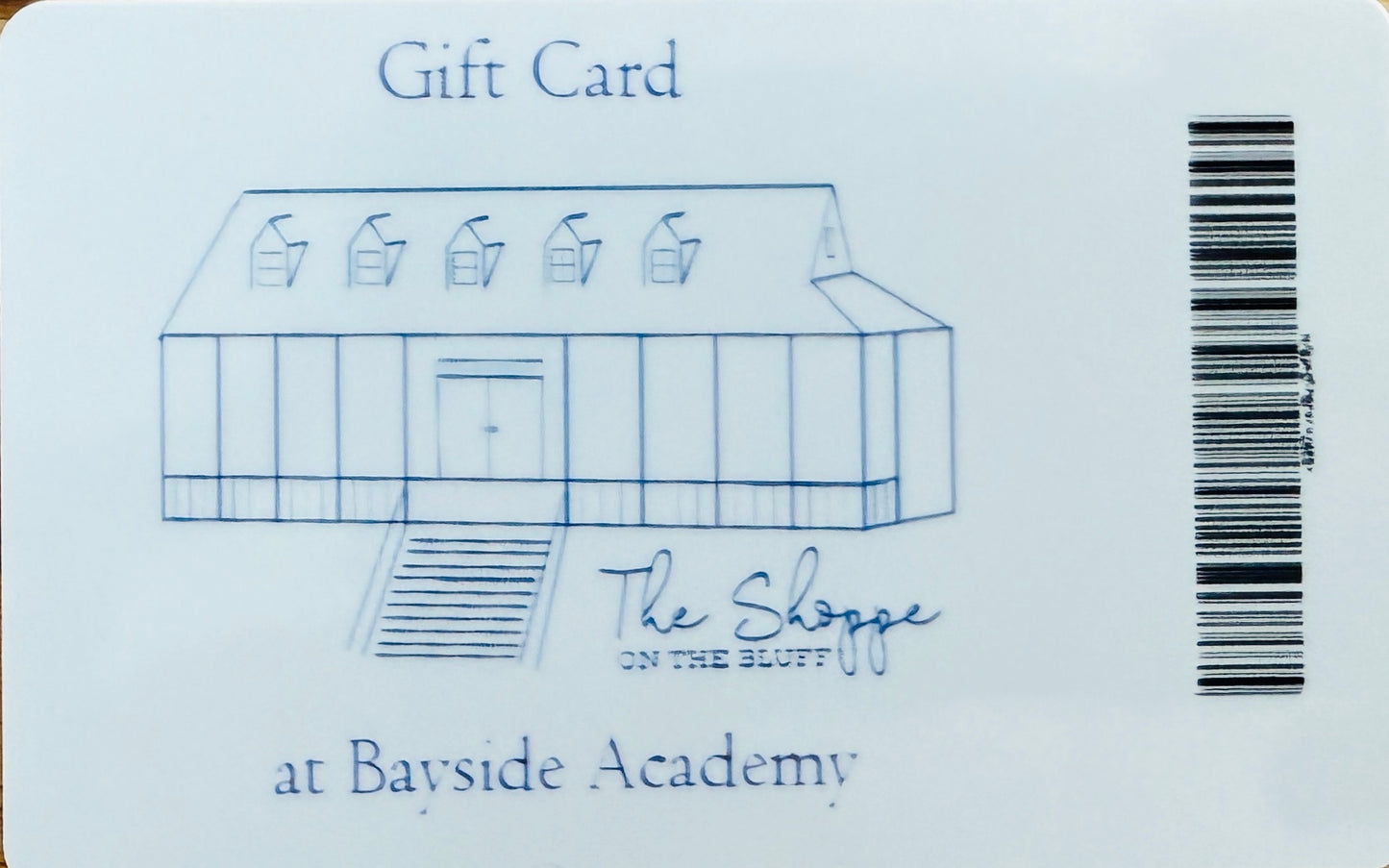 The Shoppe on the Bluff gift card