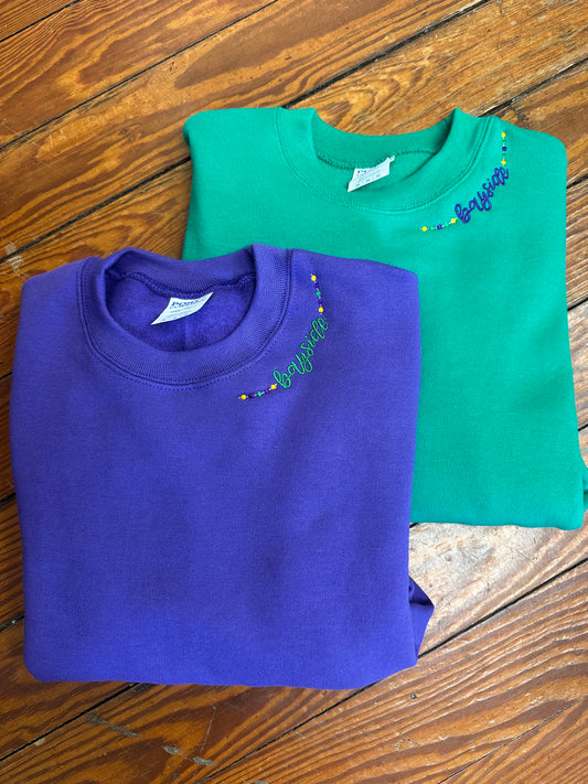 Bayside Mardi Gras Sweatshirt
