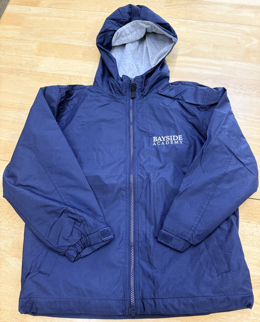 Navy Hooded Jacket