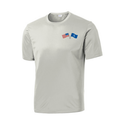 American Flag Spirit Shirt - Silver