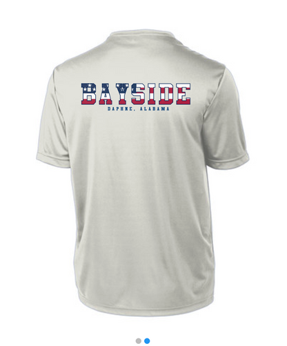 American Flag Spirit Shirt - Silver