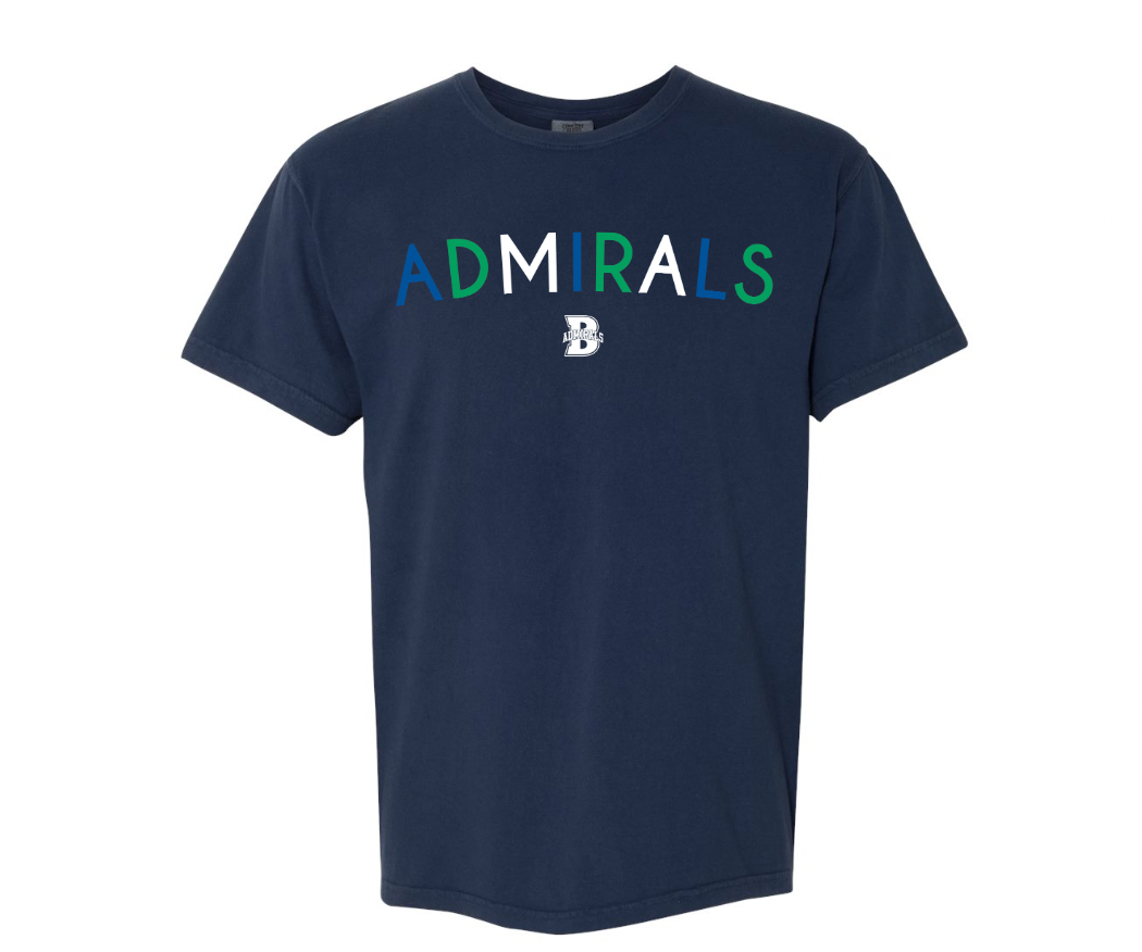 Admirals Navy T-Shirt