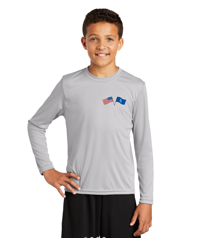 American Flag Spirit Shirt - Silver