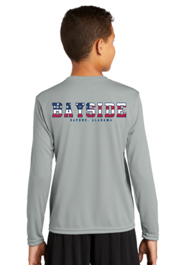American Flag Spirit Shirt - Silver