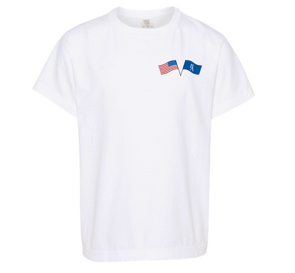 American Flag Spirit Shirt - White