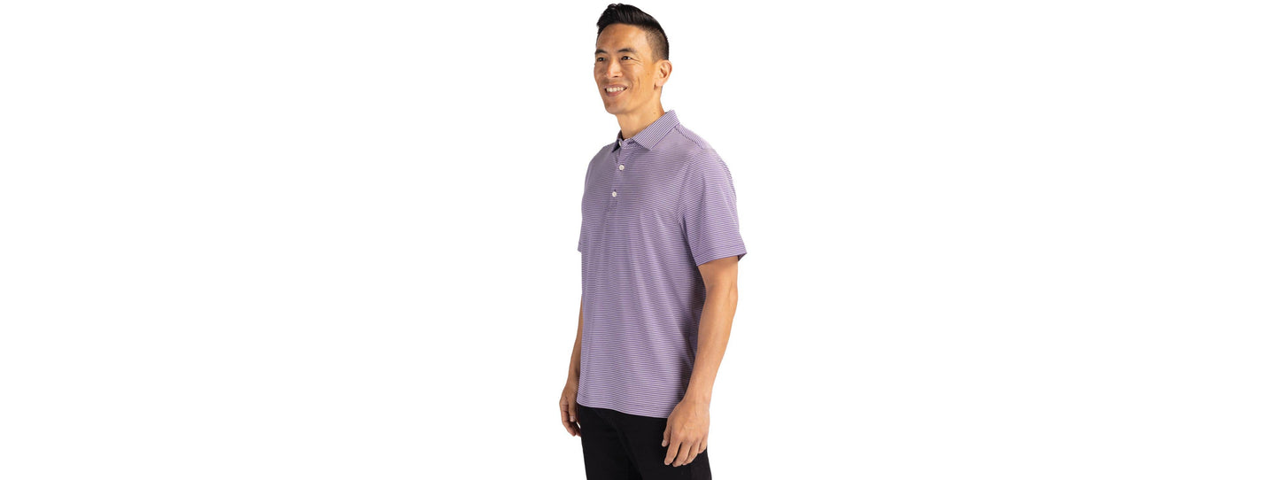 Cutter & Buck Forge Eco Double Stripe Recycled Mens Polo