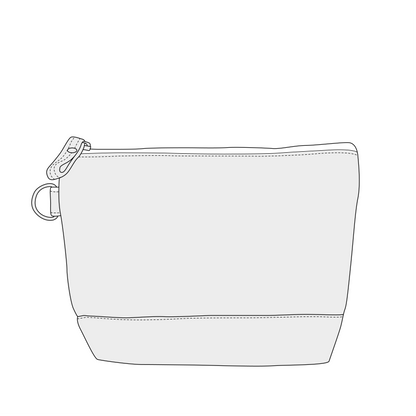 Big Sur Splash Zippered Pouch