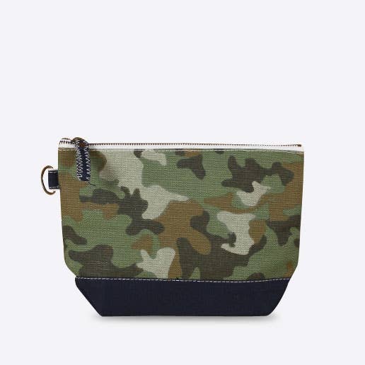 All In Canvas Make Up Accessories Camo Venture Zip Pouch