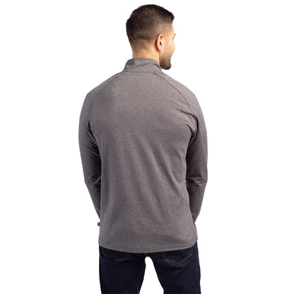 Cutter & Buck Adapt Eco Knit Heather Mens 1/4 Zip Pullover