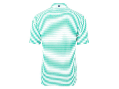 Cutter & Buck Virtue Eco Pique Stripe Recycled Mens Polo