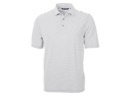 Cutter & Buck Virtue Eco Pique Stripe Recycled Mens Polo
