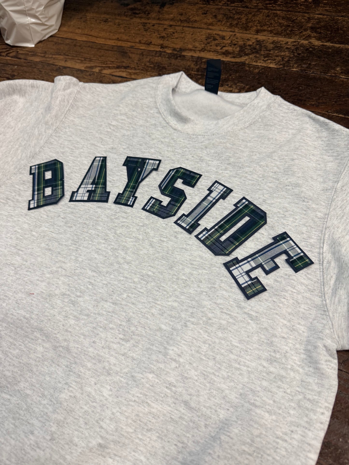 Sewn Letter Sweatshirt