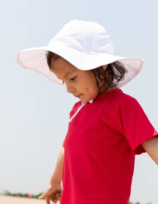 Kids Baby Brim Swim Hat